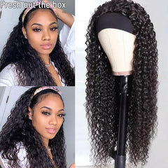 Wet And Wavy | Throw On & Go Water Wave Glueless Long Headband Wig (Get 2 Free Random Headbands)