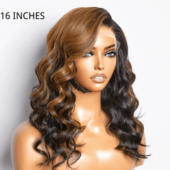 Limited Design | Blonde Highlight Loose Wave Left C Part Glueless 5x5 Closure HD Lace Wig | Large & Small Cap Size