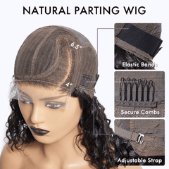 Mature Boss Short Pixie Cut Water Wave Glueless Minimalist HD Lace Wig