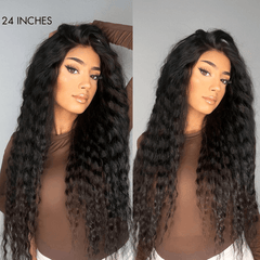 Boho Glam Mid-Part Virgin Hair 5x5 Closure Lace Wig