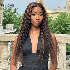 Boho Glam Mid-Part Virgin Hair 5x5 Closure Lace Wig