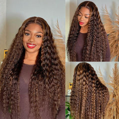 Boho Glam Mid-Part Virgin Hair 5x5 Closure Lace Wig