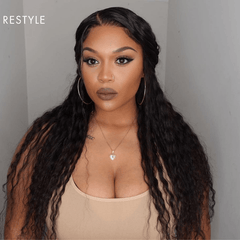 Boho Glam Mid-Part Virgin Hair 5x5 Closure Lace Wig