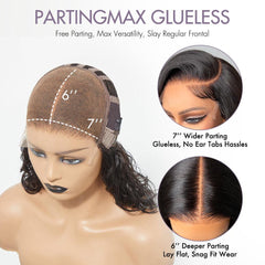 Luvme Hair PartingMax Glueless Wig Zig Zag Part Loose Body Wave 7x6 Closure HD Lace Pre Plucked & Bleached Ready to Go