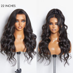 Luvme Hair Full Lace Part Anywhere Body Wave / Silky Straight Invisible HD Lace Human Hair Wigs