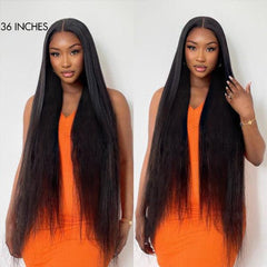 Royal Luxury Super Long Silky Straight 5x5 Closure HD Lace Wig 100% Human Hair