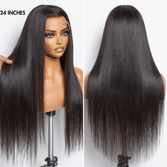 PreMax Wigs | HD Lace Super Natural Hairline Silky Straight Glueless 13x4 Frontal Lace Wig Human Hair Pre-Cut Lace