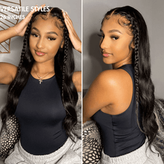 PreMax Wigs | HD Lace Super Natural Hairline Silky Straight Glueless 13x4 Frontal Lace Wig Human Hair Pre-Cut Lace