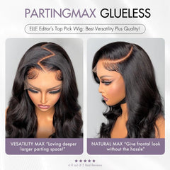 Luvme Hair PartingMax Glueless Wig Zig Zag Part Loose Body Wave 7x6 Closure HD Lace Pre Plucked & Bleached Ready to Go