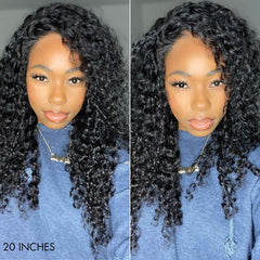 Deep Wave U Part Quick & Easy Affordable 100% Human Hair Wig