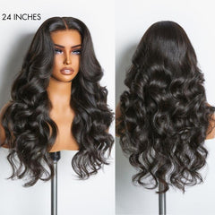 PreMax Wigs | Super Natural Hairline Loose Body Wave Glueless 5x5 Closure HD Lace Wig Pre-Cut Lace | Large & Small Cap Size