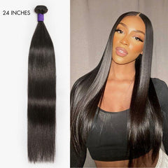 Upgraded Brazilian Hair | 1pc Straight / Body Wave 100% Virgin Brazilian Human Hair Bundle