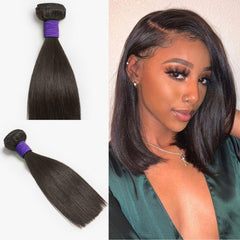 Upgraded Brazilian Hair | 1pc Straight 100% Virgin Brazilian Human Hair Bundle