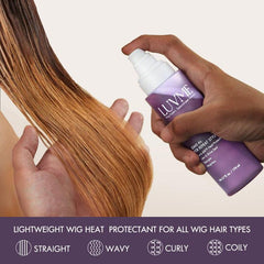 US Only | Heat Protectant Spray, Leave-in Conditioner, up to 450℉ Heat Protection, Color & Shine Seal | LUVME HAIR™