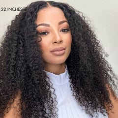 Luvme Hair PartingMax Glueless Wig Kinky Curly 7x6 Closure HD Lace Long Curly Wig Pre Cut & Plucked & Bleached Ready to Go