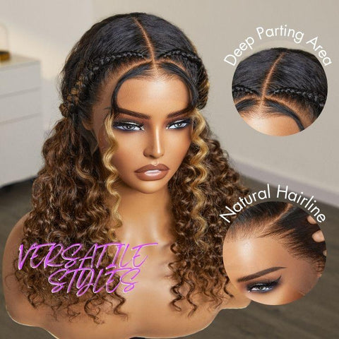 PreMax 2.0 Wigs | Nature Max Deep Wave Ear-to-ear Glueless 13x5 Frontal HD Lace Long Curly Wig