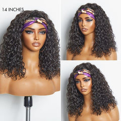 Wet And Wavy | Throw On & Go Water Wave Glueless Long Headband Wig (Get 2 Free Random Headbands)