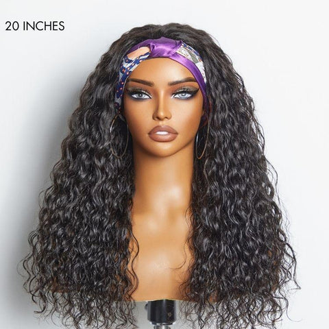 Wet And Wavy | Throw On & Go Water Wave Glueless Long Headband Wig (Get 2 Free Random Headbands)