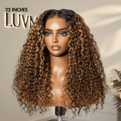 PreMax 2.0 Wigs | Nature Max Highlights Color Deep Wave Ear-to-ear Glueless 13x5 Frontal HD Lace Knotless Wig