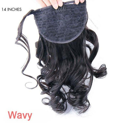 Virgin Human Hair Sleek Ponytail Easy to Wear | Upgraded 2.0 (Get Free Trendy Scrunchies)