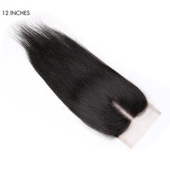 1pc Silky Straight 4x4 Lace Closure 100% Human Hair