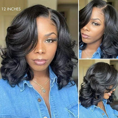 Luvme Hair Pre-plucked 180% Density Glueless 13x4 Frontal Lace Long Wig 100% Human Hair