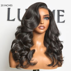 PreMax Wigs | Ultra Natural Full Lace Loose Body Wave Wig Pre-cut & Plucked & Bleached for Effortless Styling