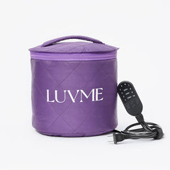 Hair Steamer Thermal Heat Cap with US Plug, for Deep Conditioning, Waterproof & Removable Inner Bag