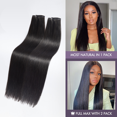 Straight / Body Wave / Kinky Curly / Yaki Straight / Kinky Straight / Deep Wave Clip in Hair Extensions Real Human Hair Pieces 135g 9pcs / 7pcs with Free Gift