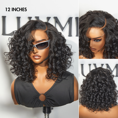 Luvme Hair Mature Bouncy Left C Part Natural Black / Ginger Ombre Loose Wave Glueless Minimalist HD Lace Wig Ready to Go