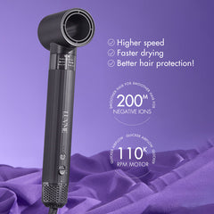 Luvme 4-in-1 Styling Hair Dryer Set with US Plug, Effortless Versatile Styling