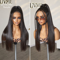 Luvme Hair PartingMax Glueless Wig Ready to Go Silky Straight 7x6 Closure HD Lace Pre Plucked & Bleached Breathable Cap