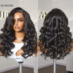 AiryFit™ Scalp Care Wigs | Deep Parting Loose Body Wave Humam Hair Wig 11x6 Frontal HD Lace Glueless Wig