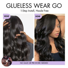 Luvme Hair PartingMax Glueless Wig Loose Body Wave 7x6 Closure HD Lace Pre Plucked & Bleached Ready to Go