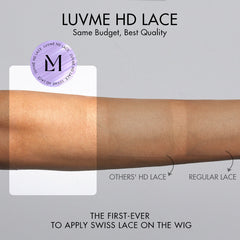 Luvme Hair PartingMax Glueless Wig Ready to Go Silky Straight 7x6 Closure HD Lace Pre Plucked & Bleached Breathable Cap