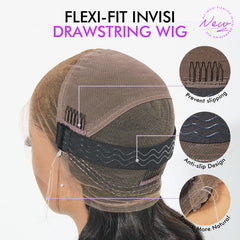 PreMax Wigs | Luxury HD Full Lace Flexi-Fit Invisi Drawstring Cap Loose Body Wave Human Hair Wig