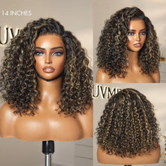 PreMax Wigs | Water Wave Flexi-Fit Invisi Drawstring Cap 360 Lace Long Curly Wig Pre-Cut Lace