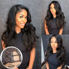 U Part Quick & Easy Affordable 100% Human Hair Wig