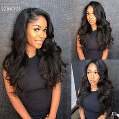 U Part Quick & Easy Affordable 100% Human Hair Wig