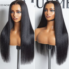 PreMax Wigs - Luxury Classic Silky Straight HD Full Lace Flexi-Fit Invisi Drawstring Cap Human Hair Wig