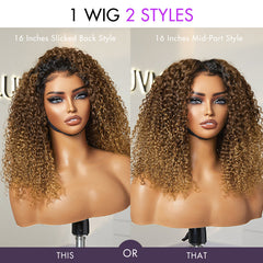 Go Natural Ease | Soft Kinky Curly Glueless 5x5 Closure HD Lace Wig Ready to Go