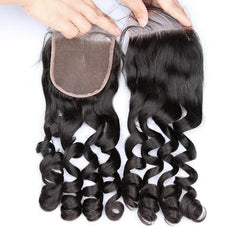 1pc Loose Wave 4x4 Lace Closure 100% Human Hair