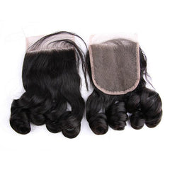 1pc Loose Wave 4x4 Lace Closure 100% Human Hair