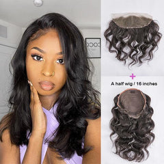 Detachable 13x4 Lace Frontal Lego Wig, Length Switched Arbitrarily | Free Combination