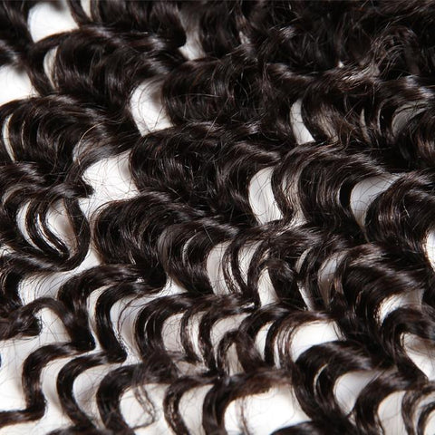 1pc Deep Wave 13x4 Lace Frontal 100% Human Hair