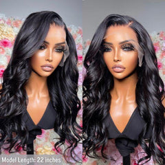 Luvme Hair Pre-plucked 180% Density Glueless 13x4 Frontal Lace Long Wig 100% Human Hair