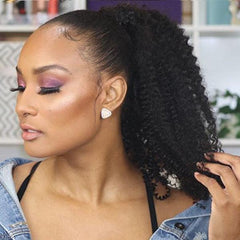 Virgin Human Hair Sleek Ponytail Easy to Wear | Upgraded 2.0 (Get Free Trendy Scrunchies)